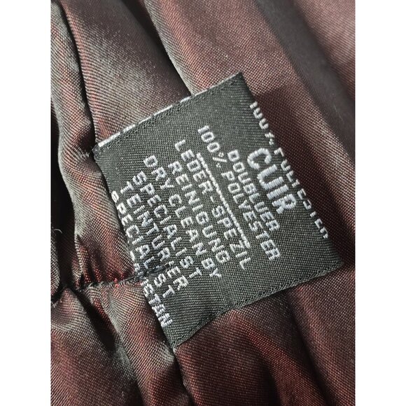 Western World By Shaf Leather Jacket SMALL Fringe Southwestern *BROKEN ZIPPER* - Picture 6 of 16